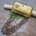 Vintaj Natural Brass Etched Oval Chain