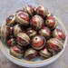 8 PC Bordeaux 12mm Lucite Beads