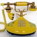 Vintage Empress Yellow Florals Princess Phone