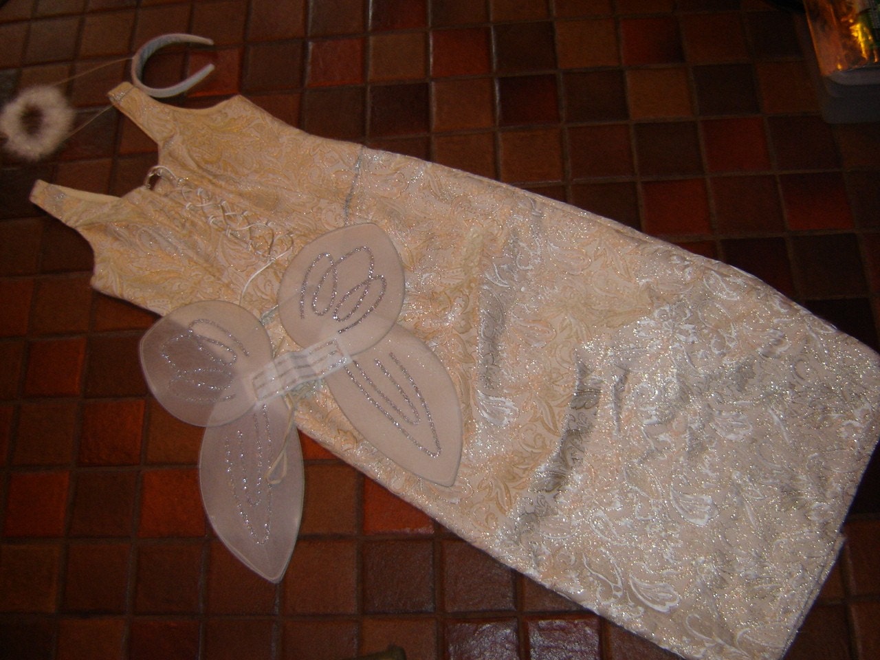 RestyledCostumes make angel tooth fairy Halloween recycled wings by how to fairy ivory costume