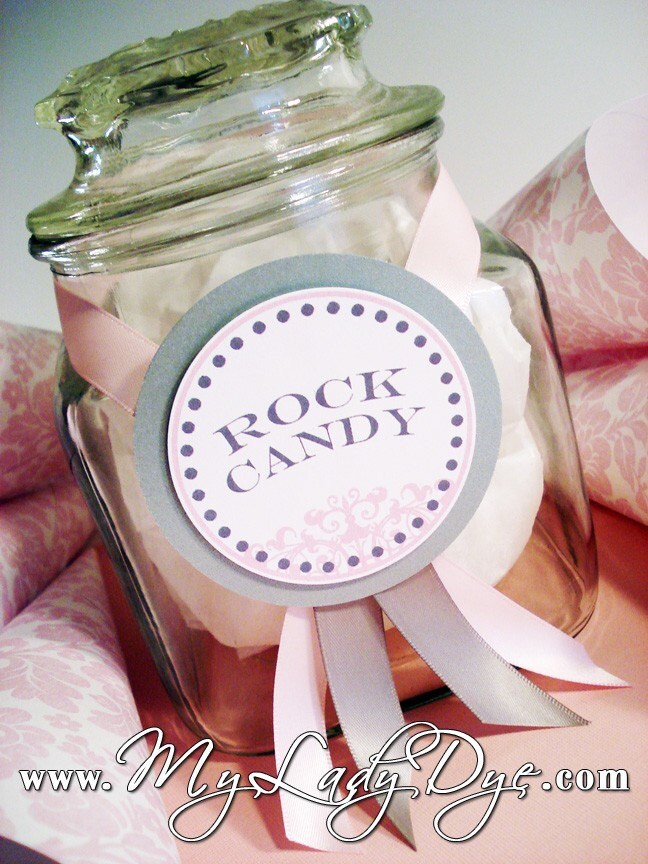 Shabby Chic Cottage Chic Candy Jar And Dessert Table Labels