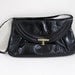 SALE Vintage 80's Distressed Pleated Envelope Clutch Shoulder Bag Handbag