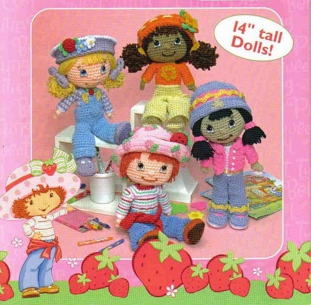 Crochet Dolls Strawberry Shortcake pattern