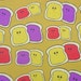 Sale - Peanut Butter Jelly Spoonflower Cotton Fabric - Fat Quarter