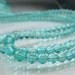 Apatite , Rondelles, AAA, Micro Faceted 3-4mm