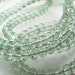 Sale -Green Amethyst Rondelles, AAA, Micro Faceted 3-5mm Rondelles