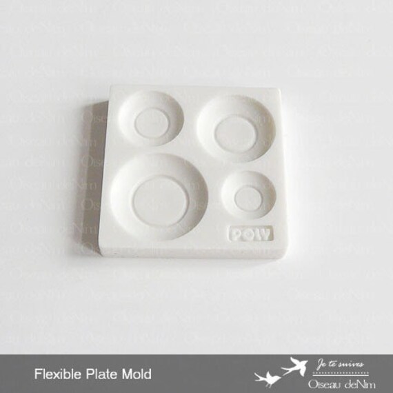 Flexible Plate Mold For light weight clay Air dry clay
