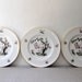 Set Of 12 Pink Royal Worcester Bone China Dinner Plates