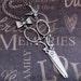 Silver Scissor Necklace - Enchanted Cinderella's Dressmaker - Handmade by TheEnchantedLocket