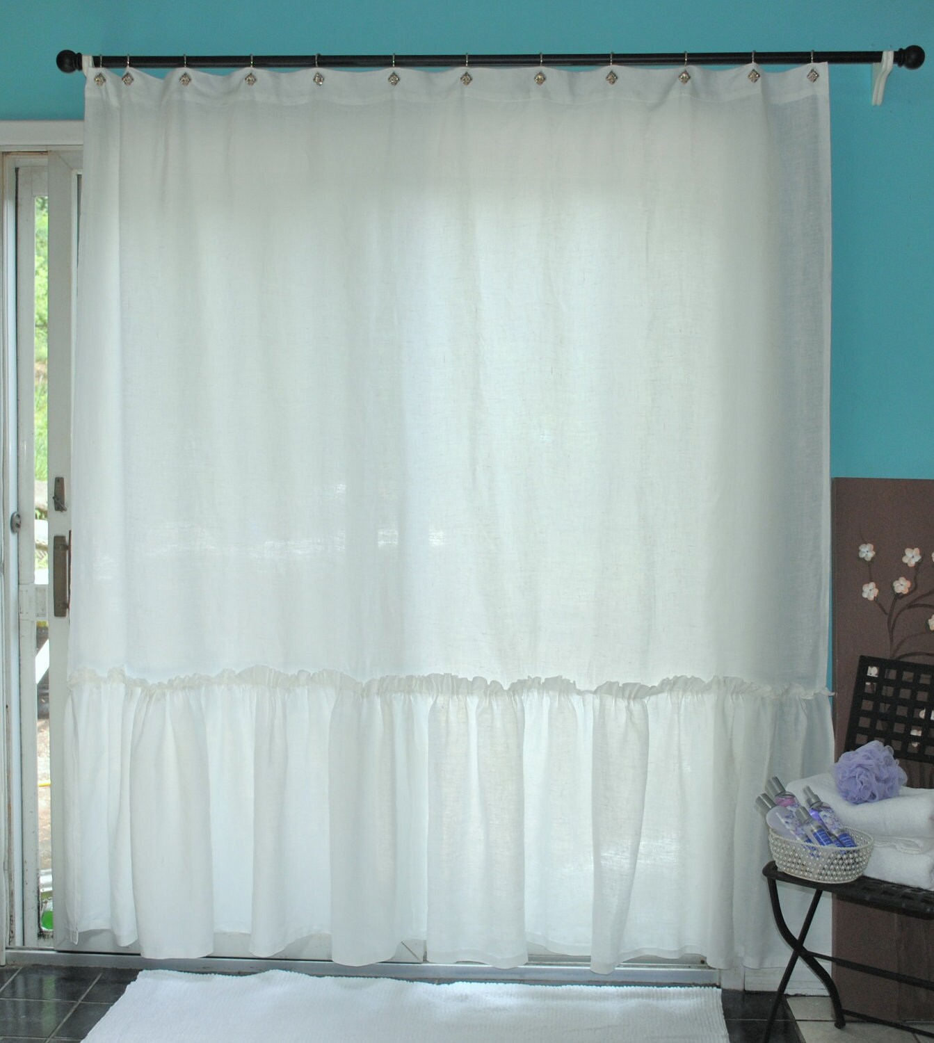Linen Shower Curtain
