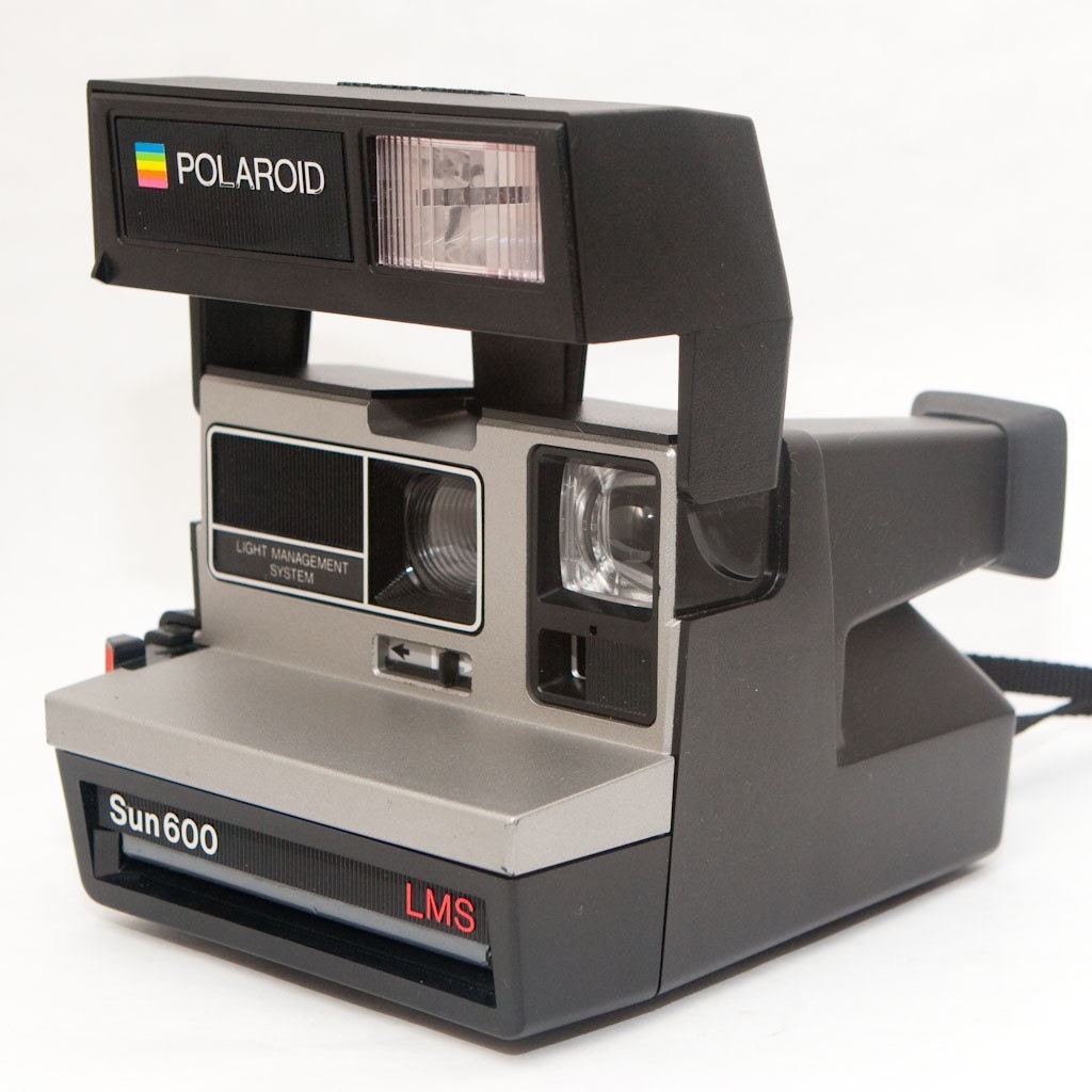 POLAROID Sun600 LMS Instant Camera WITH 600 FILM by elksme on Etsy