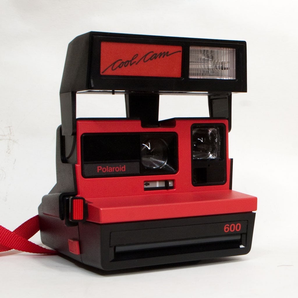 Polaroid Cool Cam Instant 600 Film Camera Red And Black By Elksme