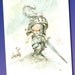 The Knight Was Young (mini print)