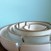 Heath Ceramics Nesting Ashtrays Mid century Modern Mojave Pattern Set of 4 Mint Condition
