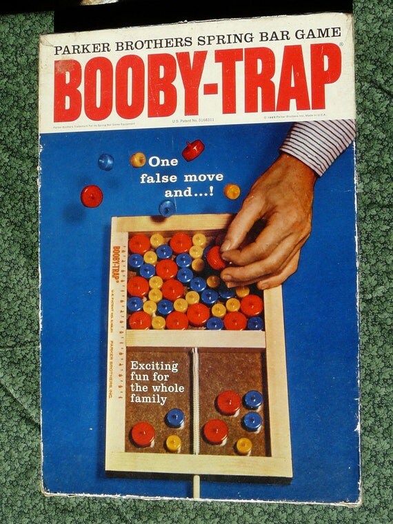 Original 'Booby-Trap' Board Game