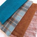 Hand Dyed Felted Wool for Rug Hooking, Applique, Penny Rugs and Sewing Projects / L109