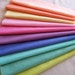 Sorbet Colors in Hand Dyed Felted Wool Fabric for Rug Hooking, Applique, Penny Rugs and Sewing Projects/ H146