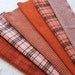 Hand Dyed Felted Wool Fabric for Rug Hooking, Applique, Penny Rugs and Sewing Projects/ H177