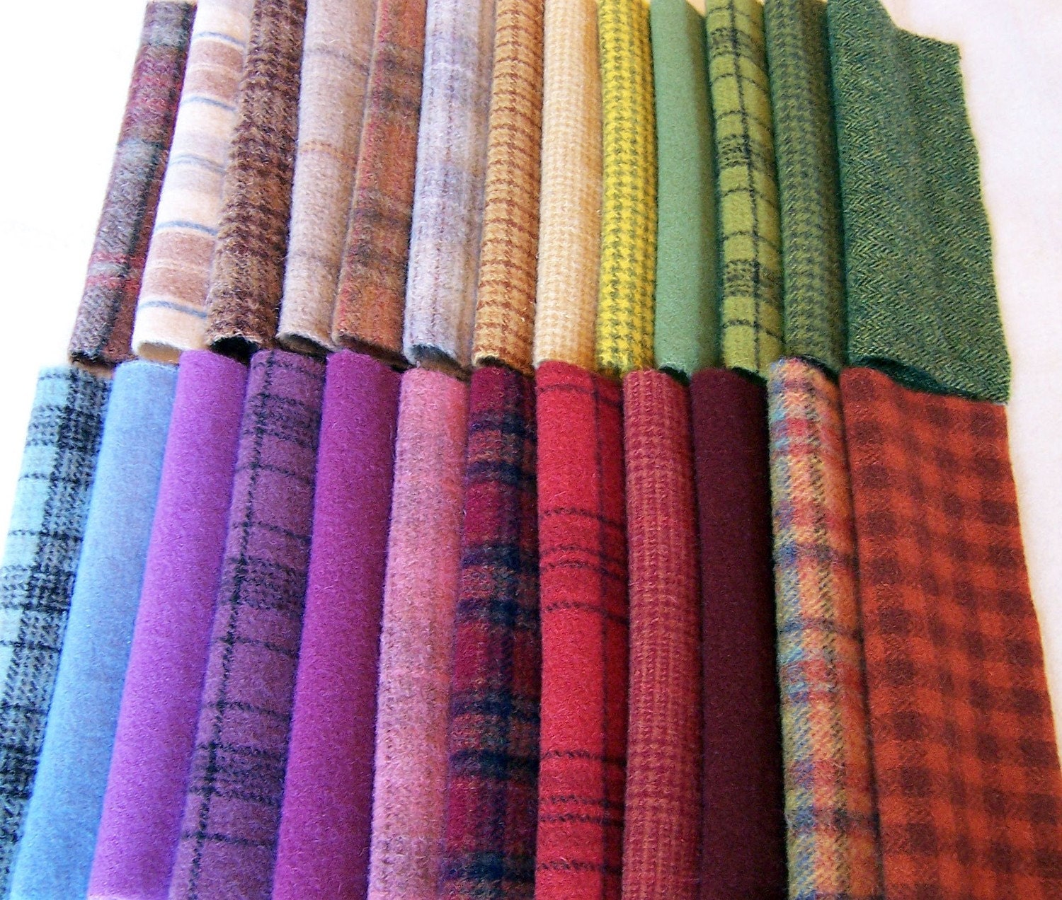 Hand Dyed Wool Fabric and Felted Textures / C9 Custom