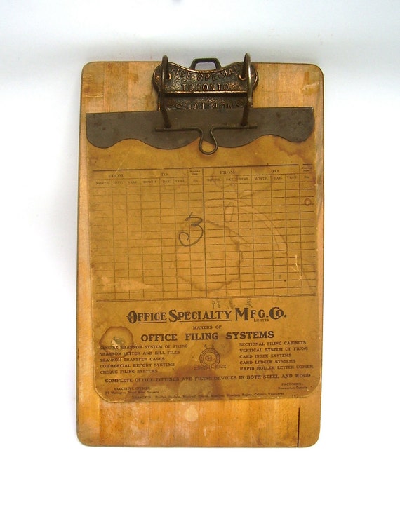 Vintage Clipboard
