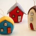 Three houses sewing pattern --- PDF