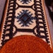 Jaykco Double Blue and White Snowflake Classic Sixties Vintage Guitar Strap