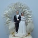 1964 China and Ceramic Wedding Cake Topper////SuperSale