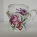 Limoges Gold Trimmed Porcelain Moustache Cup with Flowers on Side///Supersale