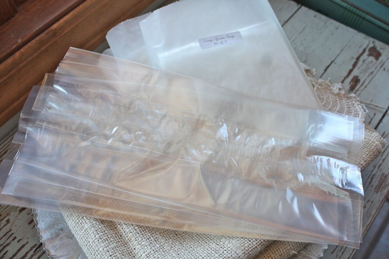 Large Cello Gusset Bags