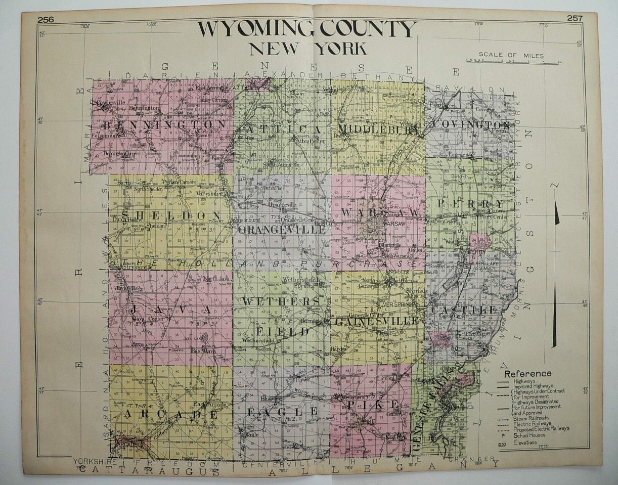 large-map-1912-wyoming-county-ny-map-vintage-map-new-york