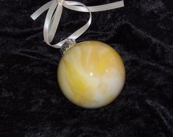 Hand painted glass ornament B8 - Save 15% with coupon code NEEDAGIFT