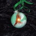 Hand painted glass ornament B6