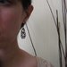 Chantilly Lace Bike Tube Eco Friendly Earrings