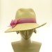 Wide Brim Hat for Women - Straw Hat Fedora Hat - Natural Montechristi