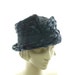 Dark Blue Vintage Style Womens Straw Hat - Downton Abbey Fashion Hat