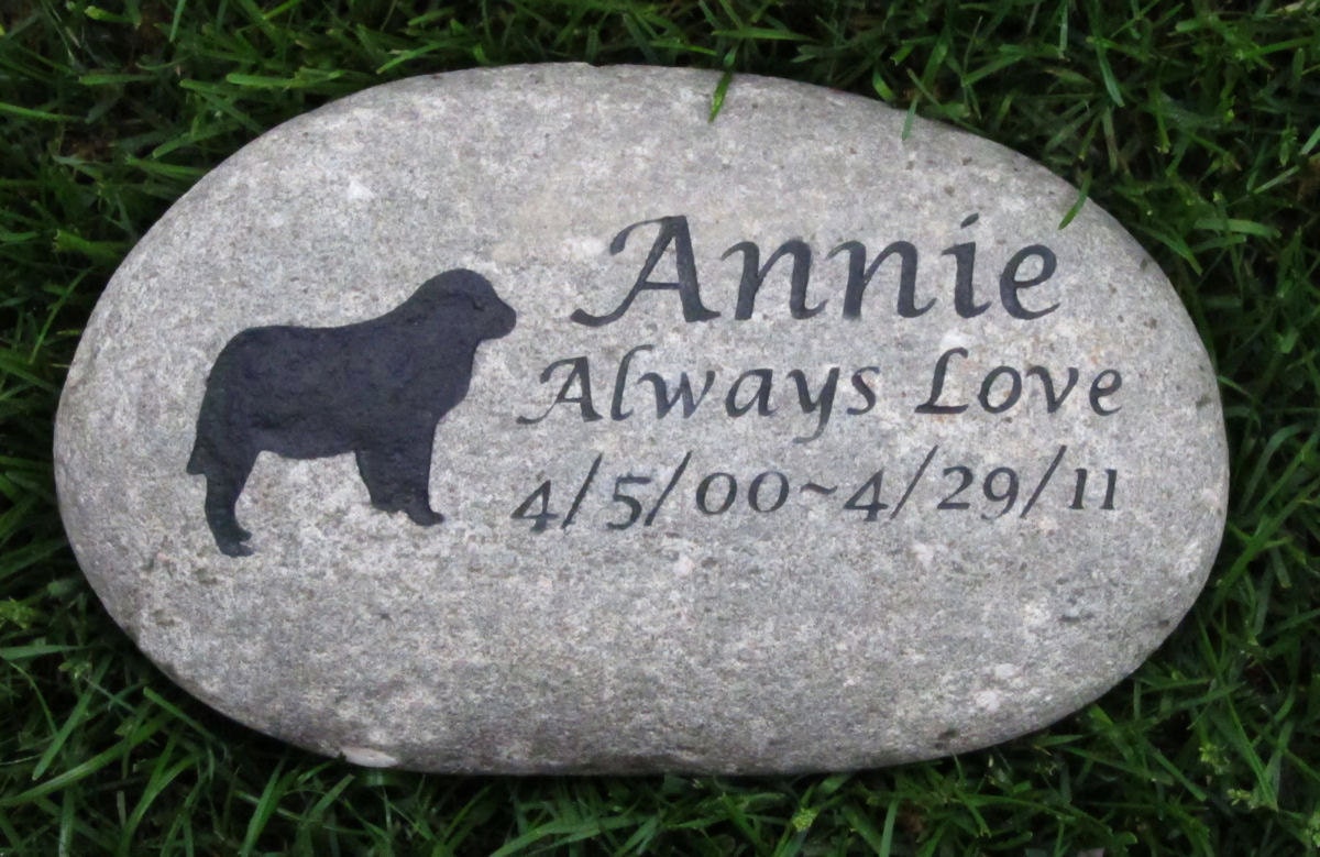 Personalized Dog Pet Memorial Stone Grave Headstone Pet