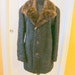 Vintage Persian Lamb Car Coat with Mink Collar