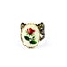 Rose Cameo Ring, Flower Cameo Ring, Cottage Roses Jewelry, Filigree Ring, Cottage Chic, Romantic, Wedding, Under 25 - Lara
