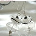 20% off Sale Icy Clear Hollow Glass Earrings