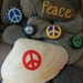 Set of Peace - Rock, magnets, shell, ornaments & BONUS: bag of Peace Rocks