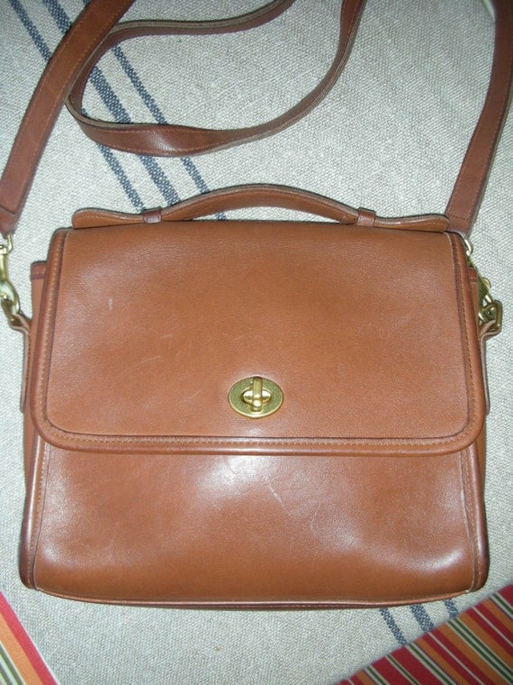 Tan Leather Coach Handbag Tan Leather Coach Handbag