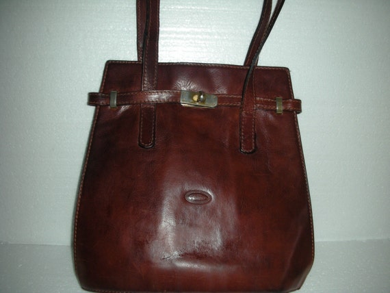 vintage leather crossbody purse