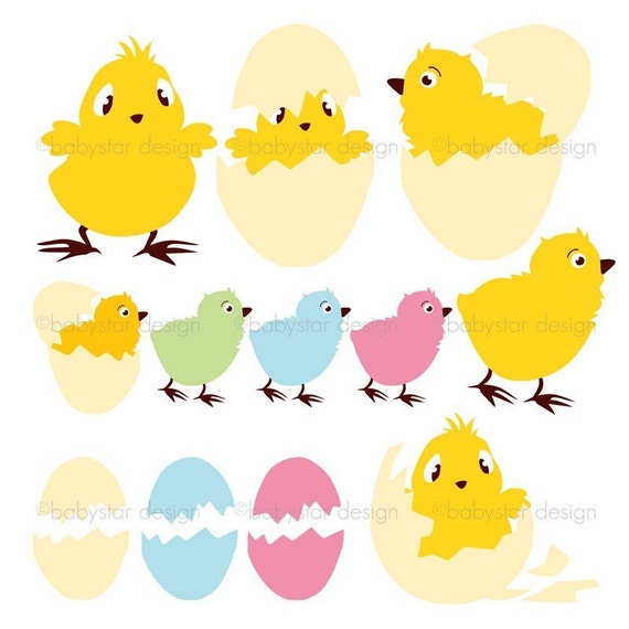 clipart of baby chicks - photo #37