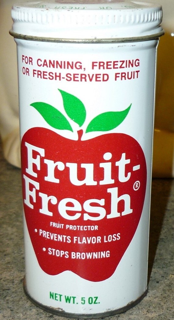 Fruit Fresh metal container