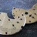 Pocket Watch Parts CRESCENT Shaped Silver Pocketwatch Plates