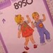 Simplicity 8950 Toddler Pattern Overalls, Jumper, Panties, Shirt Size 2 1979