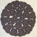 Handwoven Rug Made from Recycled Climbing Rope - 27 inch diameter.