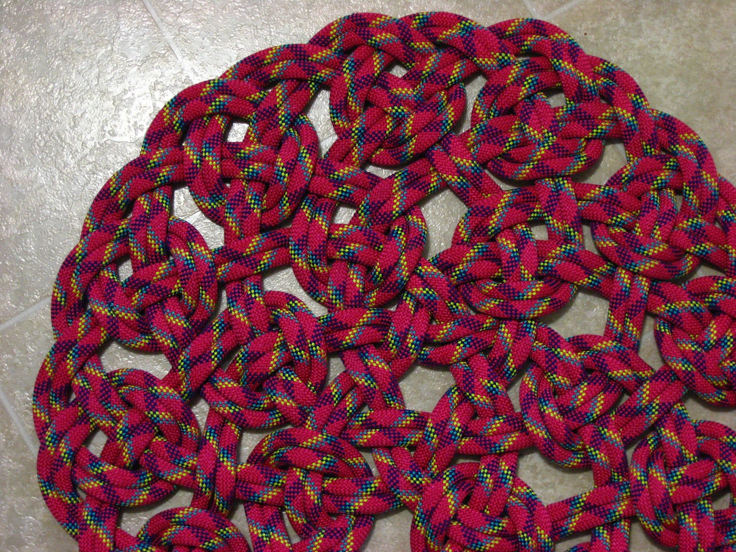 Handwoven Rug Made from YOUR Recycled Climbing Rope