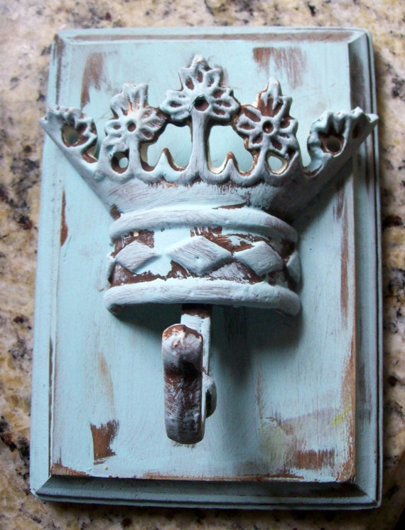 Ornate Shabby Chic Wall Hook Painted by on Etsy