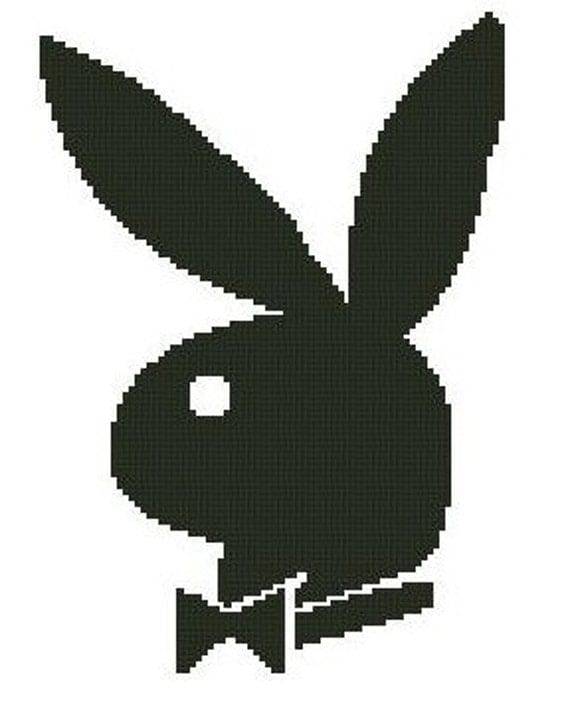 Playboy Bunny Logo Cross Stitch Kit